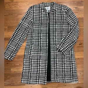 Carolina Belle Monochrome Houndstooth Jacket
